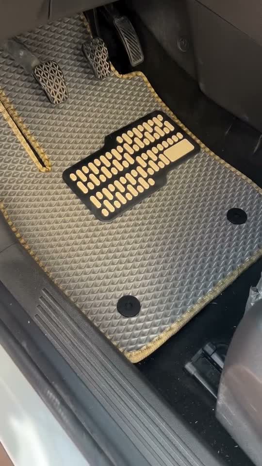 Ford Courier EVA paspas - Gri taban, Sarı kenar